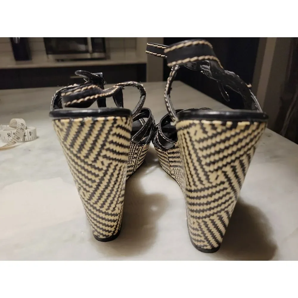 Vince Camuto Womens High‎ Heels Wedge Sandals US Size 7.5